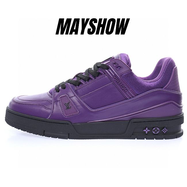 Louis Vuitton LV Trainer Violet Black - 1A9FJO - 1