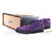 Louis Vuitton LV Trainer Violet Black - 1A9FJO - 5