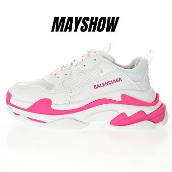 Balenciaga Triple S Fluo Pink White - 524039W2CA35390