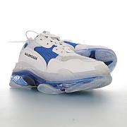 Balenciaga Triple S Clear Sole Blue - 544351W09ON9169 - 2