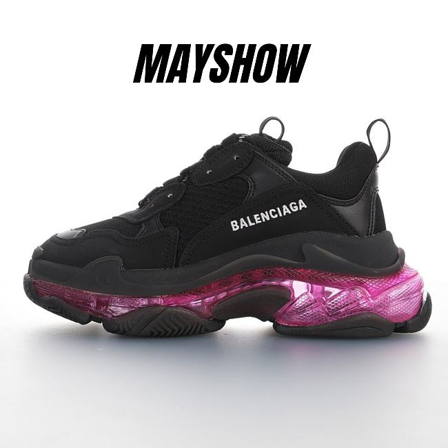 Balenciaga Triple S Clear Sole Neon Pink - 541624W2FR11053 - 1