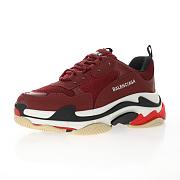 Balenciaga Triple S Burgundy Red Sole - 536737W09OM5504 - 3