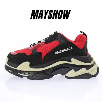 Balenciaga Triple S Red Black - 516440 W09O7 6576