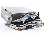 Balenciaga Triple S Black Blue - 536737W09OH1007 - 2