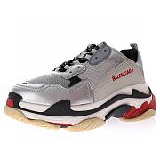 Balenciaga Triple S Silver Red - 490672 W09O3 1081 - 4