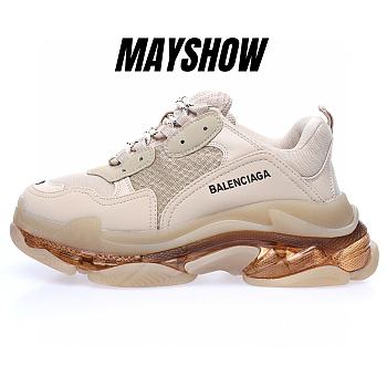 Balenciaga Triple S Clear Sole Beige - 544351W2GA19710