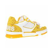 Louis Vuitton Trainer Monogram Denim Yellow - 1A9ZDI - 4