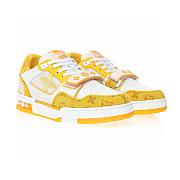 Louis Vuitton Trainer Monogram Denim Yellow - 1A9ZDI - 5