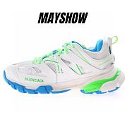 Balenciaga Track White Blue Green - 542023W3AC49034 - 1