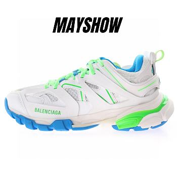 Balenciaga Track White Blue Green - 542023W3AC49034