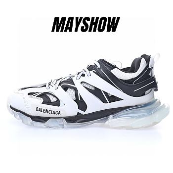 Balenciaga Track Clear Sole Black White - 647742W3BZ29010