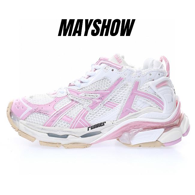 Balenciaga Runner Pink White - 677403W3RB39059 - 1