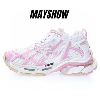 Balenciaga Runner Pink White - 677403W3RB39059