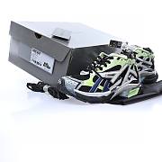 Balenciaga Runner Green Blue Black Grey - 677403W3RB55179 - 2