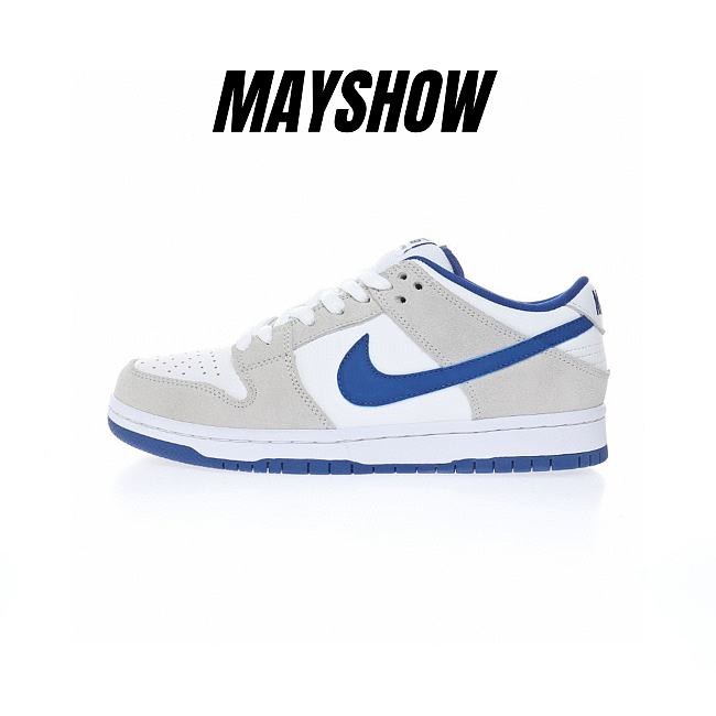 Nike Dunk Low Pro SB Matte Silver Varsity Royal - 304292-040 - 1