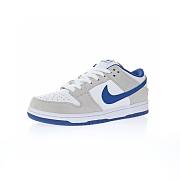 Nike Dunk Low Pro SB Matte Silver Varsity Royal - 304292-040 - 2