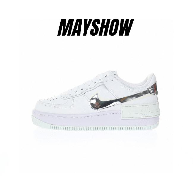 Nike Air Force 1 Shadow White Chrome - DQ0837-100 - 1