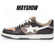 A Bathing Ape Bape SK8 Sta Brown Ivory - 001FWH801013_BEI_A - 1