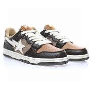 A Bathing Ape Bape SK8 Sta Brown Ivory - 001FWH801013_BEI_A - 3