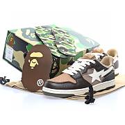 A Bathing Ape Bape SK8 Sta Brown Ivory - 001FWH801013_BEI_A - 4