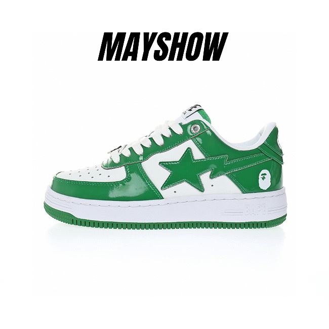 A Bathing Ape Bape Sta Low Green - 001FWH701001_GRN_A - 1