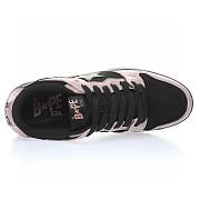  A Bathing Ape Bape SK8 Sta Dirty Pink Black - 1H80-191-016 - 4