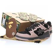  A Bathing Ape Bape SK8 Sta Dirty Pink Black - 1H80-191-016 - 5