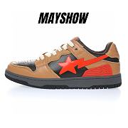 A Bathing Ape Bape SK8 Sta Brown Orange - 001FWH801021_BLK_A - 1