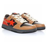 A Bathing Ape Bape SK8 Sta Brown Orange - 001FWH801021_BLK_A - 3