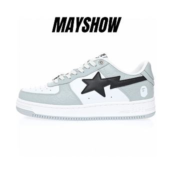 A Bathing Ape Bape Sta Low Grey Black - 1H70-291-002