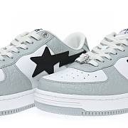 A Bathing Ape Bape Sta Low Grey Black - 1H70-291-002 - 5