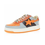 A Bathing Ape Bape Sta Low Grey Orange - 1H70-291-002 - 4