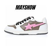 A Bathing Ape Bape Court Sta Brown Pink - 1