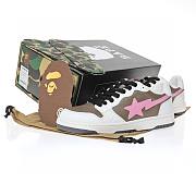 A Bathing Ape Bape Court Sta Brown Pink - 5