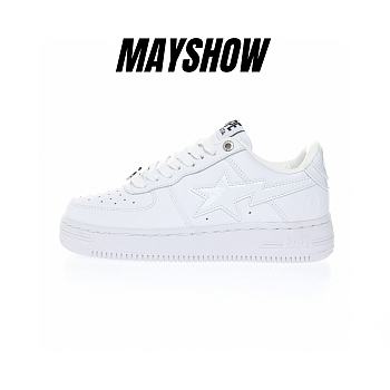  A Bathing Ape Bape Sta Low Triple White - 1H30-191-010_WHT