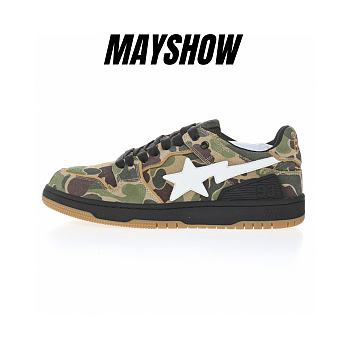 A Bathing Ape Bape SK8 Sta ABC Camo Green -