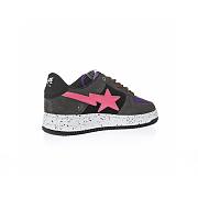 A Bathing Ape Bape Sta Black Grey Pink Suede - 1I20-191-008 - 4