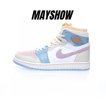 Air Jordan 1 High Zoom Air CMFT Pink Oxford - DQ5092-651