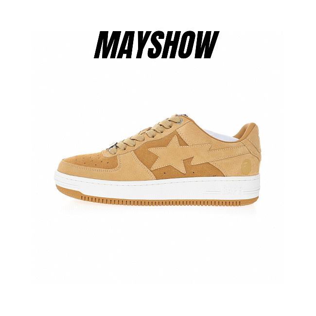 A Bathing Ape Bape Sta Beige Suede - 1H70-191-004 - 1