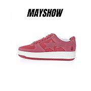 A Bathing Ape Bape Sta Pink Suede - 1H70-191-004 - 1