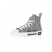 Dior B23 High Top Gray CD Diamond - 3SH118ZPP_H868 - 3