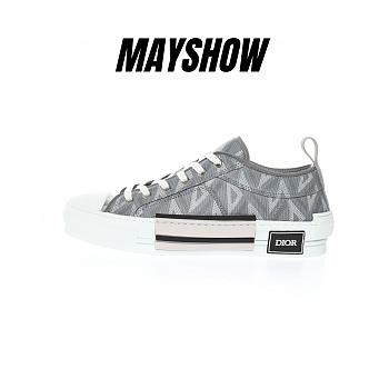 Dior B23 Low Top Gray CD Diamond - 3SN249ZPP_H868