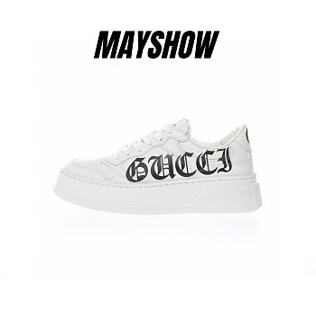 Gucci logo in white leather - 708267 UPG70 9000