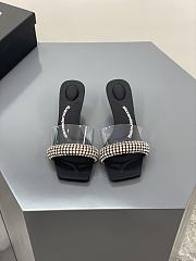 Alexander Wang jessie 55 slide heel in crystal pvc - 2