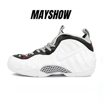 Nike Air Foamposite Pro White Black University Red - 624041-103