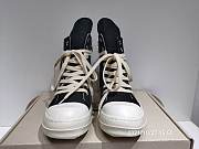 Rick Owens DRKSHDW Black Canvas High Top - 4