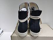 Rick Owens DRKSHDW Black Canvas High Top - 5