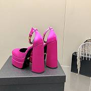 Versace Medusa Aevitas 155mm Platform Pumps in Fuchsia- 1002005-DRA67_1PA4V - 3