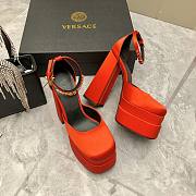 	 Versace Medusa Aevitas 155mm Platform Pumps in Red - 1002005-DRA67_1R33V - 5