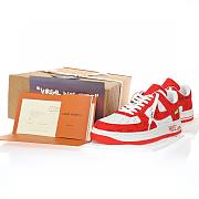 Louis Vuitton Nike Air Force 1 Low By Virgil Abloh Red AEU3BM16M692 - 5